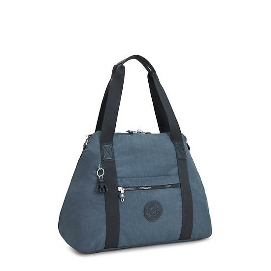 Torby Tote Kipling Art Medium Granatowe Szare | PL 1758IL